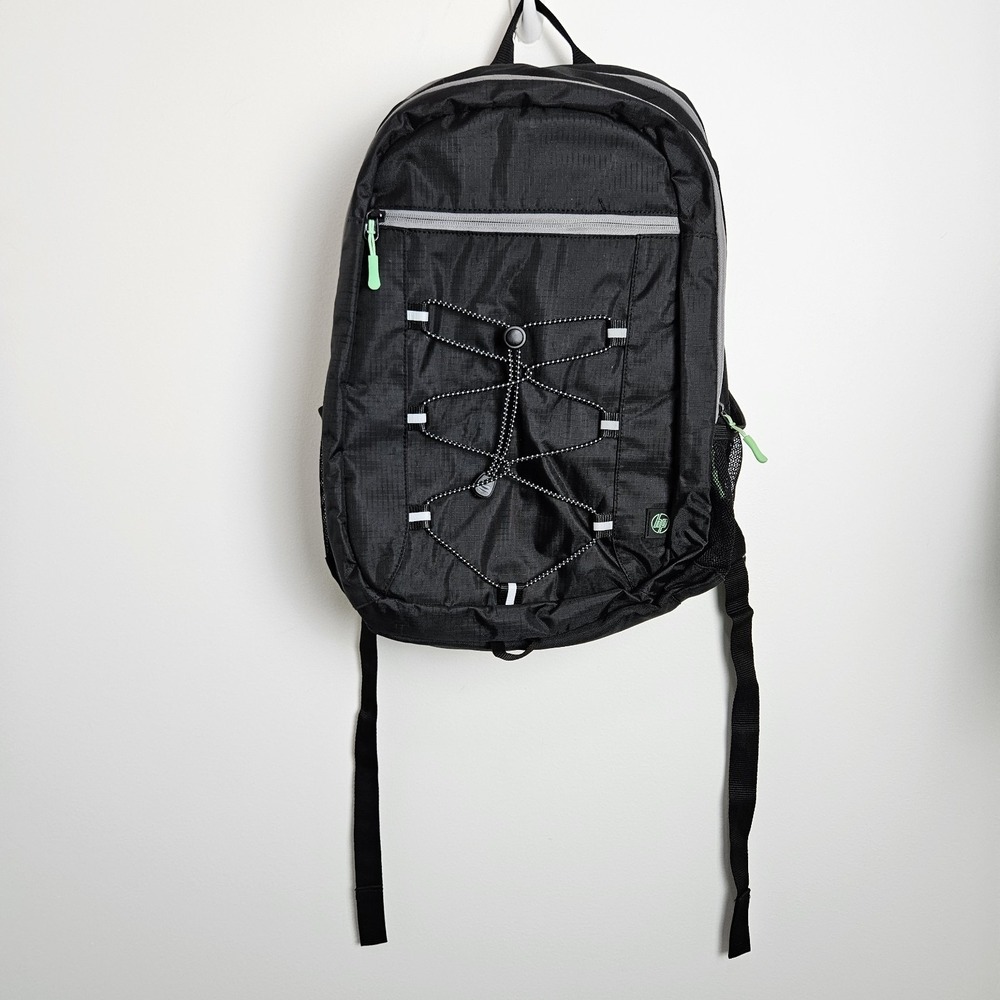 HP 15.6″ Active Backpack Black Mint Green Padded Straps‎ Interiors Dividers Zip